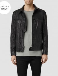 Allsaints Track Leather Jacket