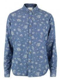 Obey Dharma Blue Shirt