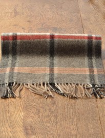 Charcoal Checked Scarf
