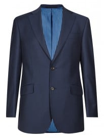 Luxury Sartorial New Pure New Wool 2 Button Herringbone Suit