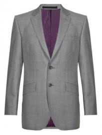 Luxury Sartorial Pure New Wool Flannel Suit
