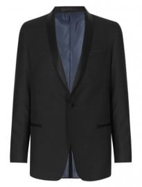 M&s Collection Slim Fit 1 Button Hopsack Eveningwear Suit
