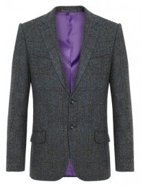 Pure New Wool Harris Tweed Check Jacket