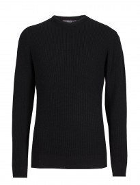 Best Of British For M&s Collection New Pure Cashmere Ribbed Crew Neck Jumper