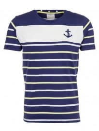 Selected Homme Anchor - Basic T-shirt - Blue