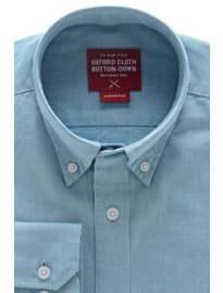 Silo Oxford Cloth Button-down In Teal