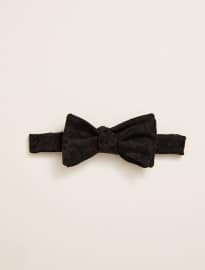 Marwood Wall Texture Old Black And Black Self Tie Bow Tie