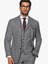 Suitsupply Havana Grey Houndstooth