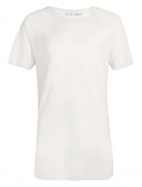 Topman White Slub Long Line T-shirt