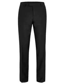 Topman Black Twill Slim Fit Suit Trousers
