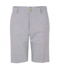 Vivienne Westwood - Man Mu0028-41491 White & Blue Stripe Shorts