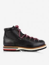 Moncler Lace-up Leather Ankle Boots 204085