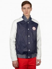 Adidas X Opening Ceremony Leather Varsity Jacket