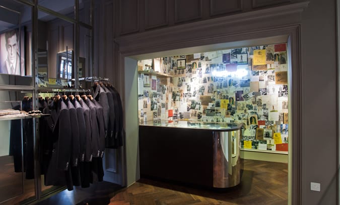 Aquascutum New Great Marlborough Street Store - Internal
