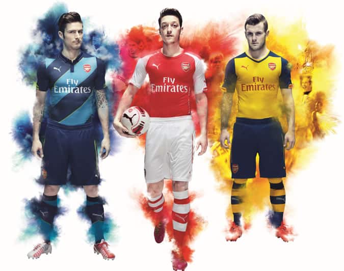 Arsenal Kits 2014/15 Season