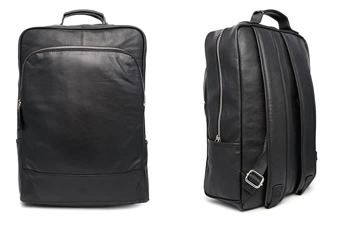 ASOS Smart Leather Backpack