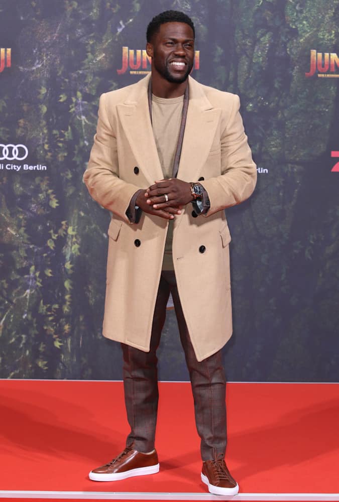 Kevin Hart At The Jumanji Premiere