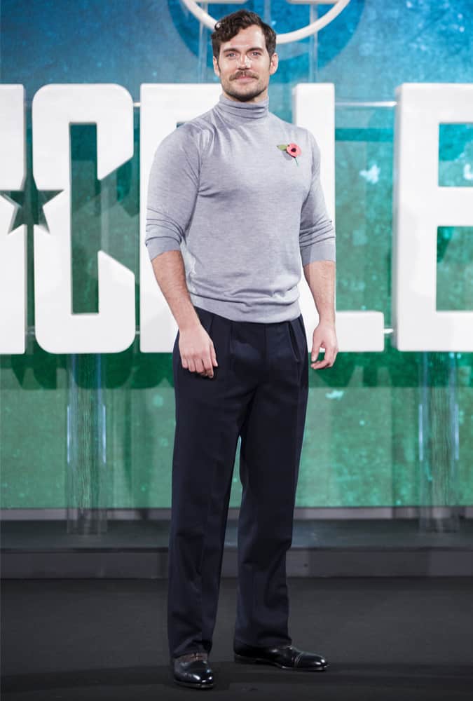 Henry Cavill at the Justice League photocall in London