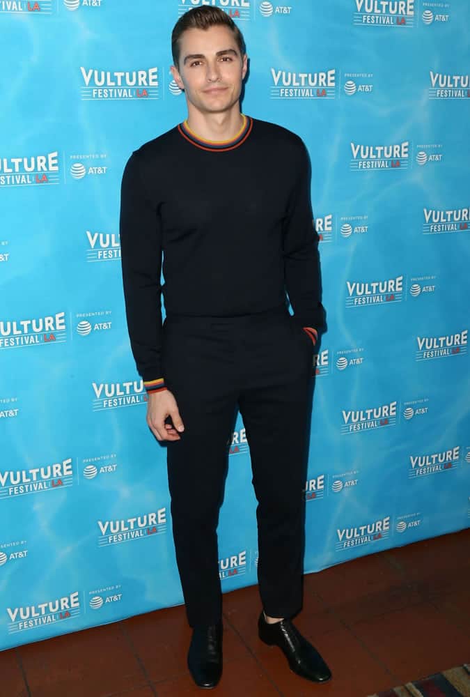 Dave Franco Wearing A Navy Outfit At A Screening Of The Disaster Artist