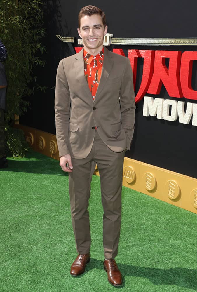Dave Franco at the Lego Ninjago premiere