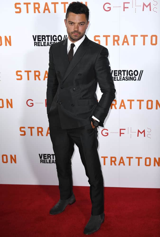 Dominic Cooper at the Stratton premiere