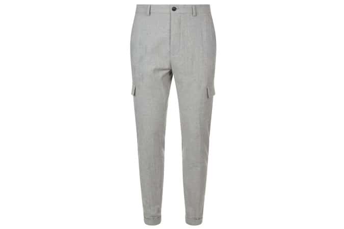 New Look Light Grey Cargo Trousers