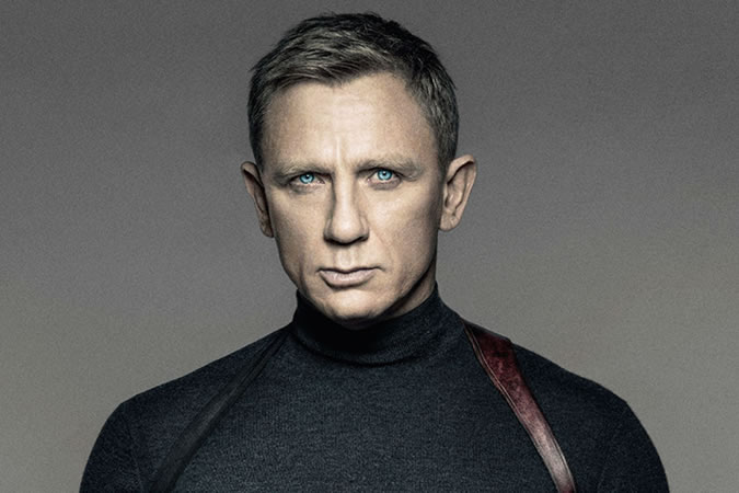 Daniel Craig as James Bond In Spectre - N. Peal Roll Neck
