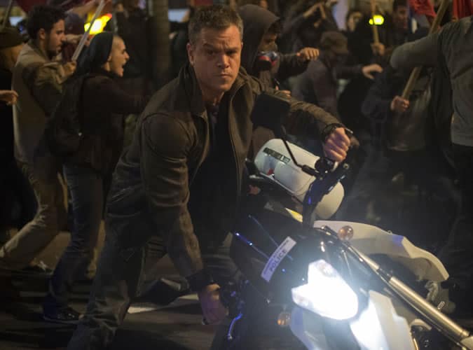 MAtt Damon in Jason Bourne 2016