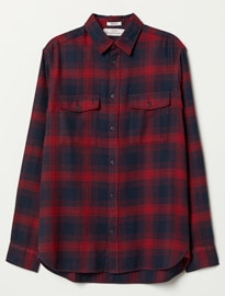 H&m Flannel Shirt Regular Fit