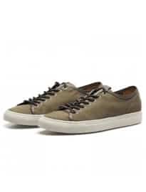 Buttero Military Green Canvas Low Profile Sneakers