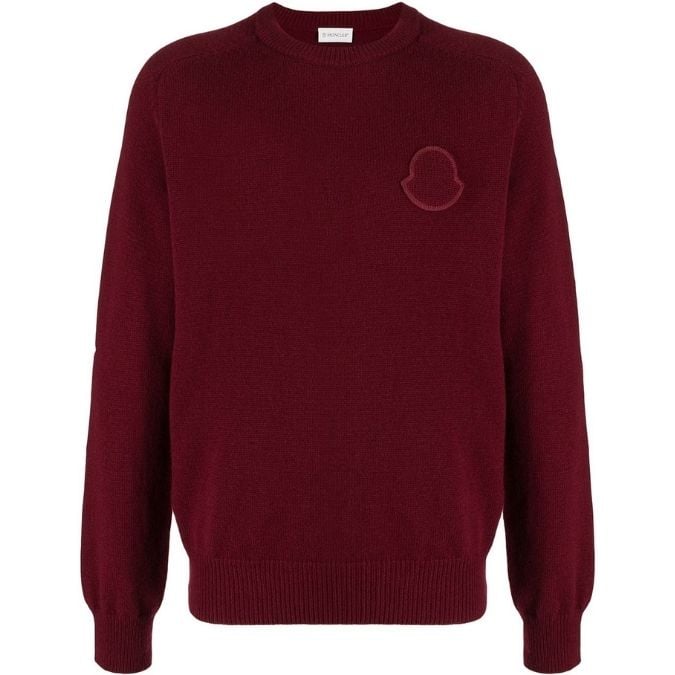 topman Burgundy Essential Jumper