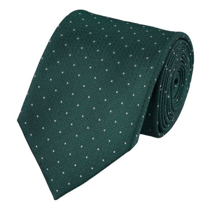 charles tyrwhitt Olive silk plain classic tie