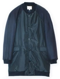 Hybrid Raglan Bomber Coat