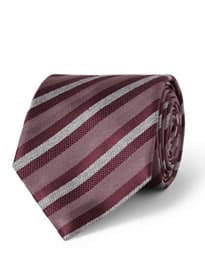 Brioni Striped Silk Tie