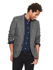 Gap X Gq Bespoken Shrunken Tweed Blazer