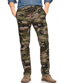 Gap Lived-in Slim Camo Pant