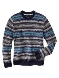 Gap Lambswool Reverse Fair Isle Sweater