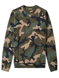 Valentino Camouflage Crew Sweat