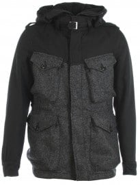 Esemplare Hulbert Black & Grey Hooded Jacket