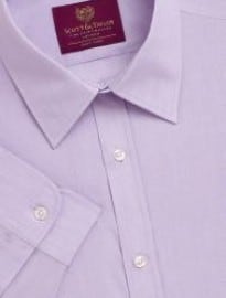 Scott & Taylor Lilac Semi-plain Shirt