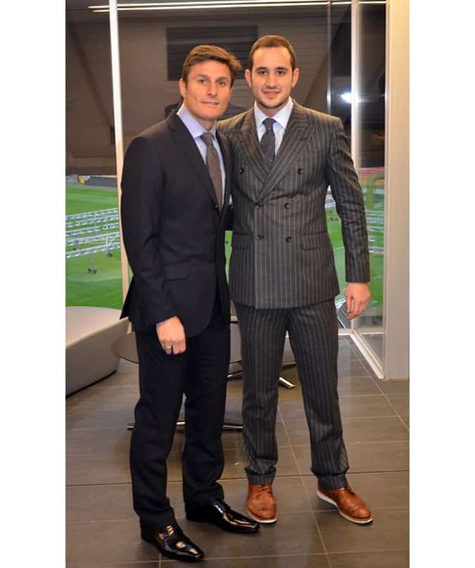 Gagliardi announce partnership with Javier Zanetti