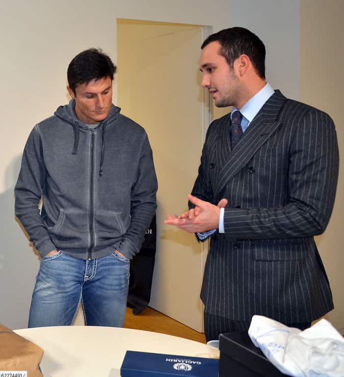 Gagliardi announce partnership with Javier Zanetti