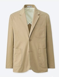 Uniqlo Men Jw Anderson Light Chino Tailored Jacket