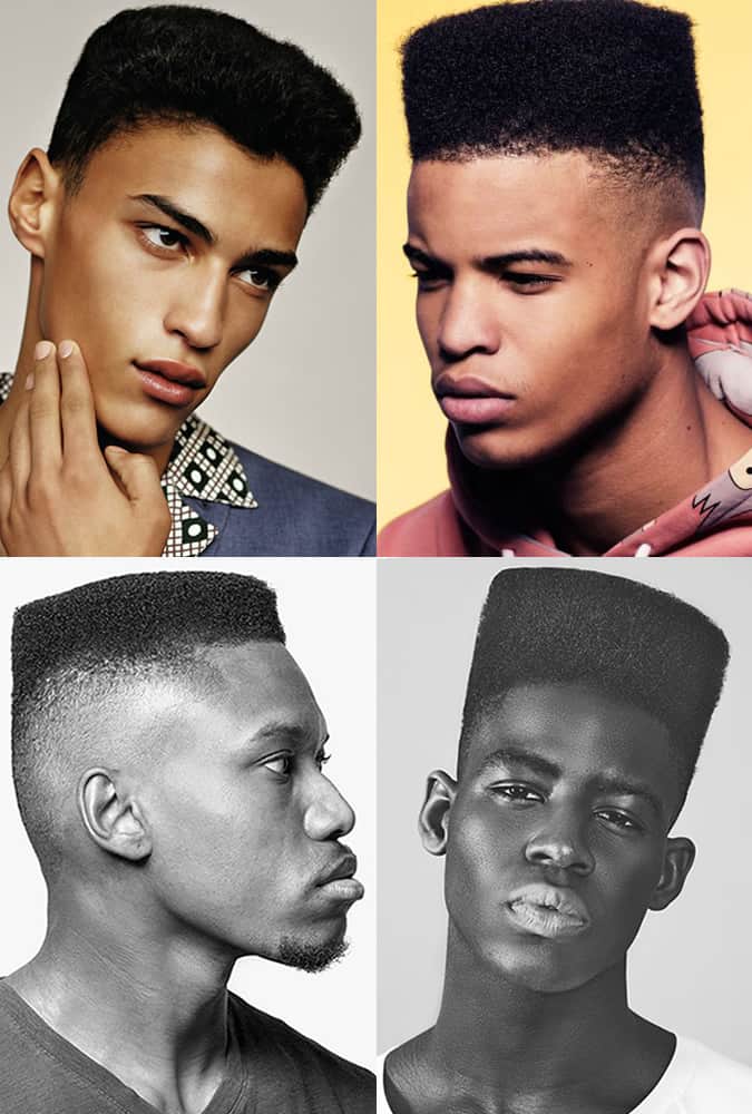 Modern Men's High-Top and Low-Top Fades