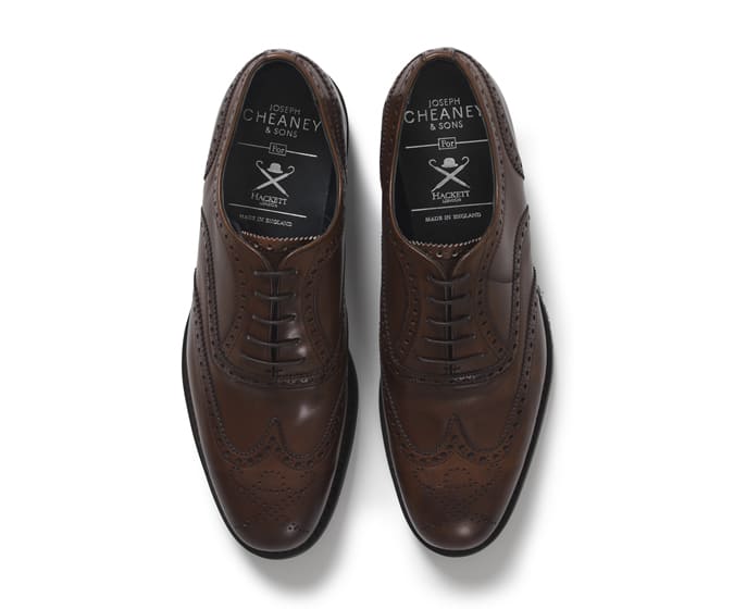 Hackett x Joseph Cheaney & Sons and Fox Brothers