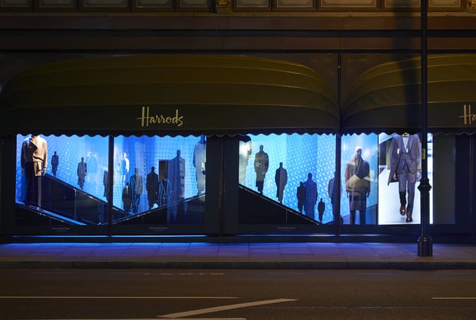 Ermengildo Zegna Couture Harrods Windows Project