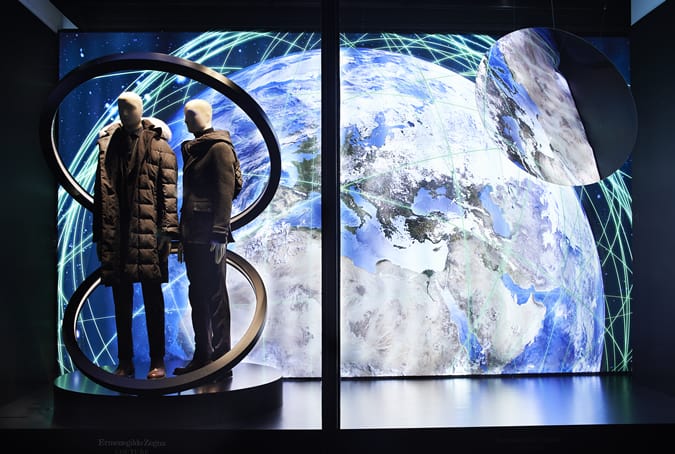 Ermengildo Zegna Couture Harrods Windows Project