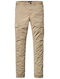 Broome - Garment Dyed Cargo Pants Relaxed Slim Fit
