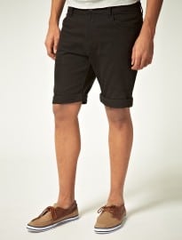 Asos Denim Short In Black