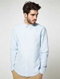Farah Vintage The Brewer Oxford Cotton Shirt